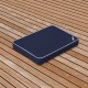 BOAT BENCH CUSHION POLYESTER FABRIC BLUE