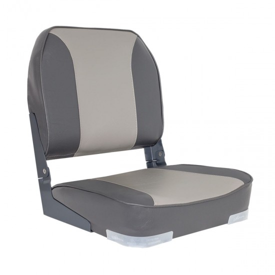 DELUXE FOLD DOWN SEAT UPHOLSTERED GREY/CHARCOAL